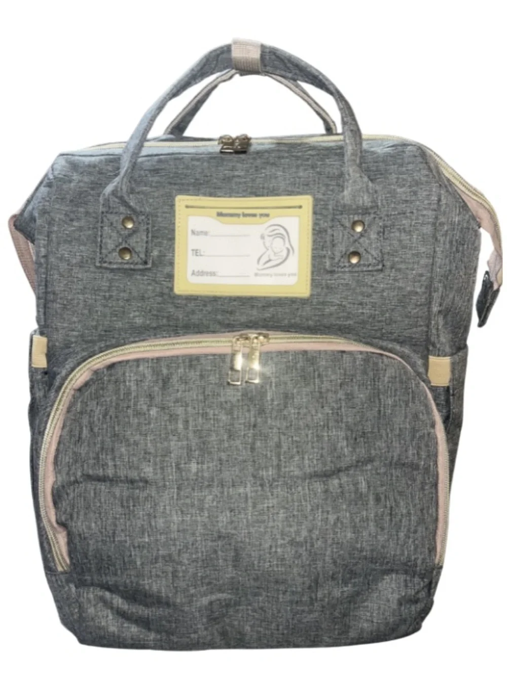 3-in-1 Multifunctional Diaper
Backpack w/Foldable
Changing Station Heather Grey - Picture 1 of 7